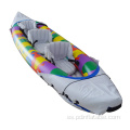Llegada de lujo personalizado PVC inflable kayak 3 persona